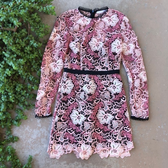 TALULAH Dresses & Skirts - Talulah The Passion Long Sleeve Lace Mini Dress